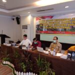 Polda Sumbar Gelar Diskusi Pilkada di New Normal dengan standar protokoler kesehatan Rabu, 24/6/ 2020 di Padang